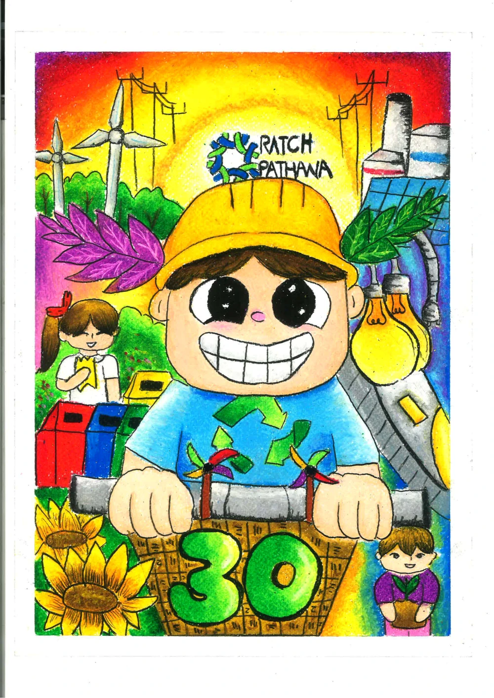 Ratch Pathana Inspires Young Creativity through the 18th “Young Dreams for Sustainable Energy Conservation” Drawing and Coloring Competition