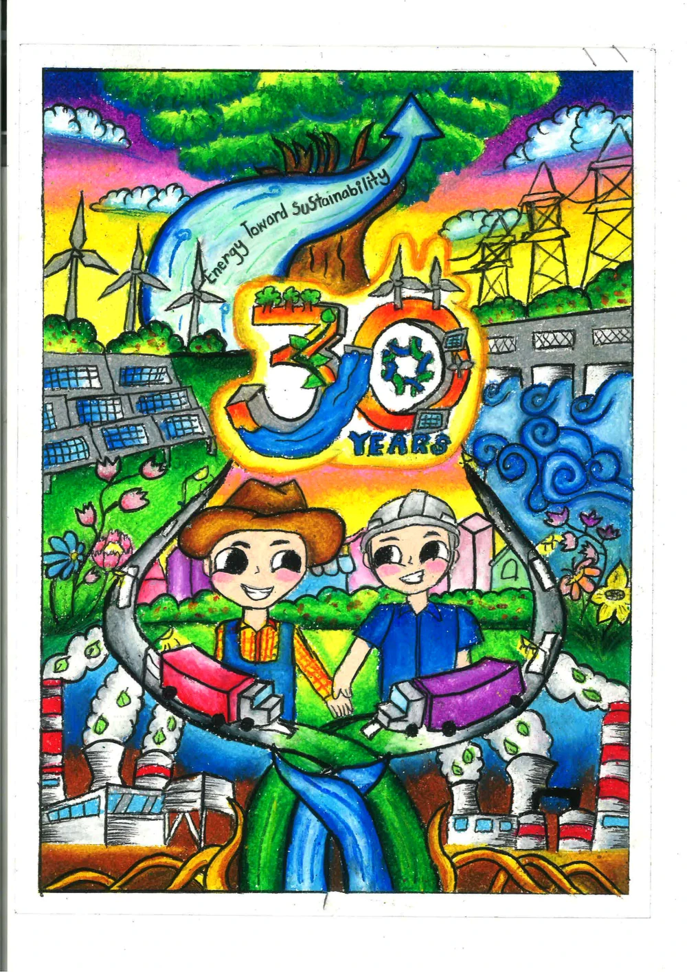 Ratch Pathana Inspires Young Creativity through the 18th “Young Dreams for Sustainable Energy Conservation” Drawing and Coloring Competition