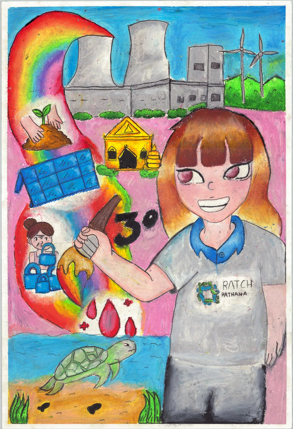 Ratch Pathana Inspires Young Creativity through the 18th “Young Dreams for Sustainable Energy Conservation” Drawing and Coloring Competition