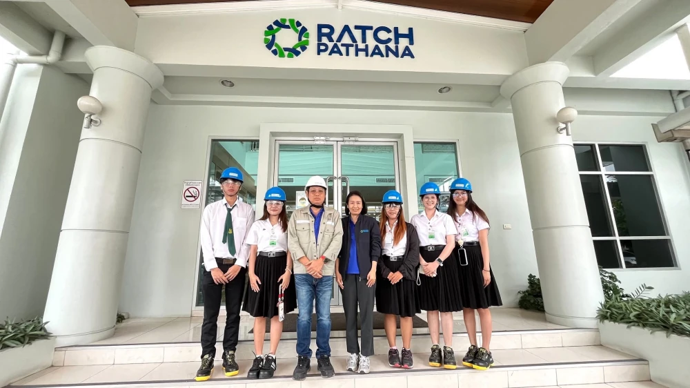 Ratch Pathana Energy Welcomes Kasetsart University Students for Knowledge Sharing on Environmental Management and Sustainability Reporting